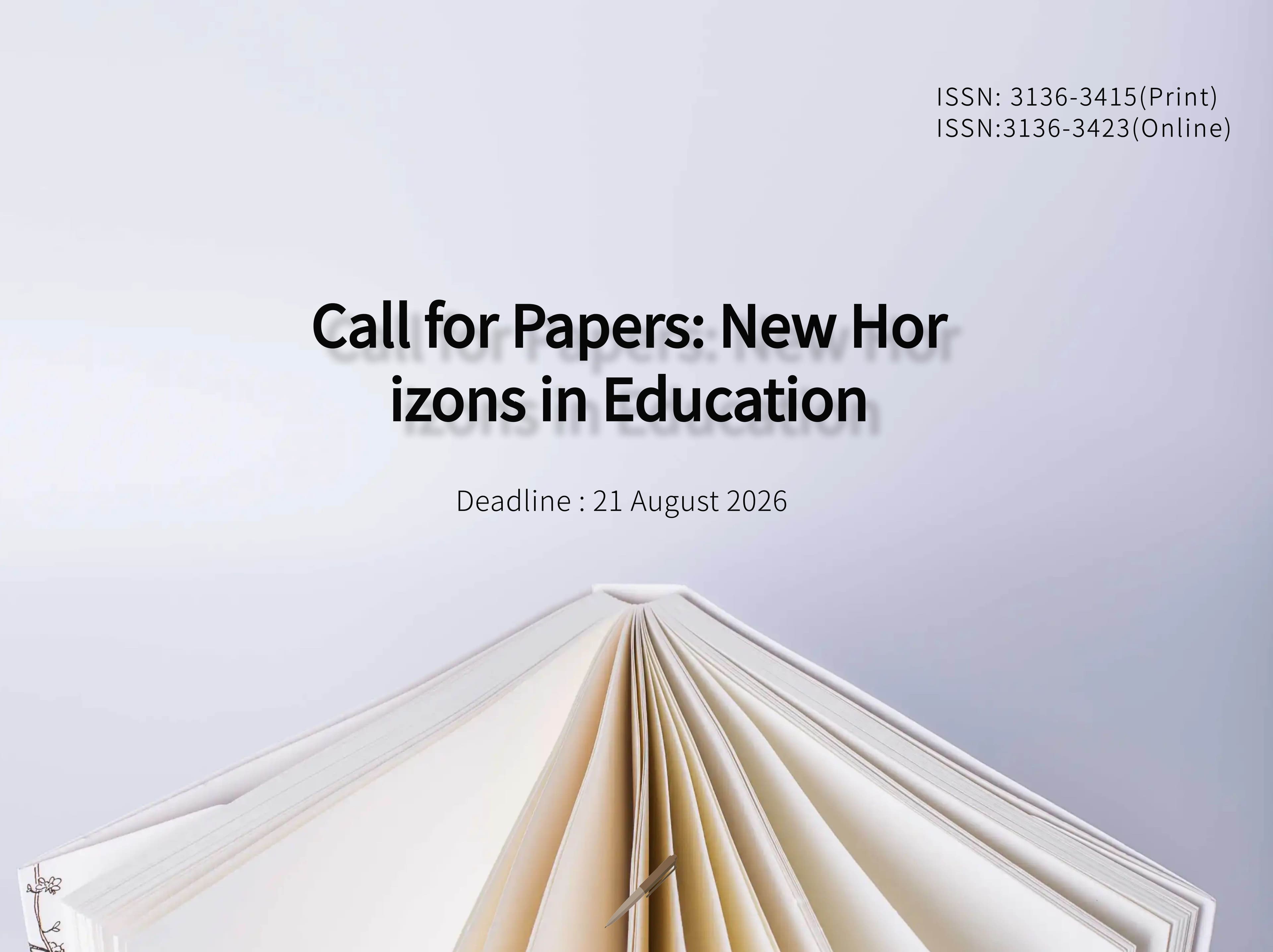 Call for Papers: New Horizons in Education